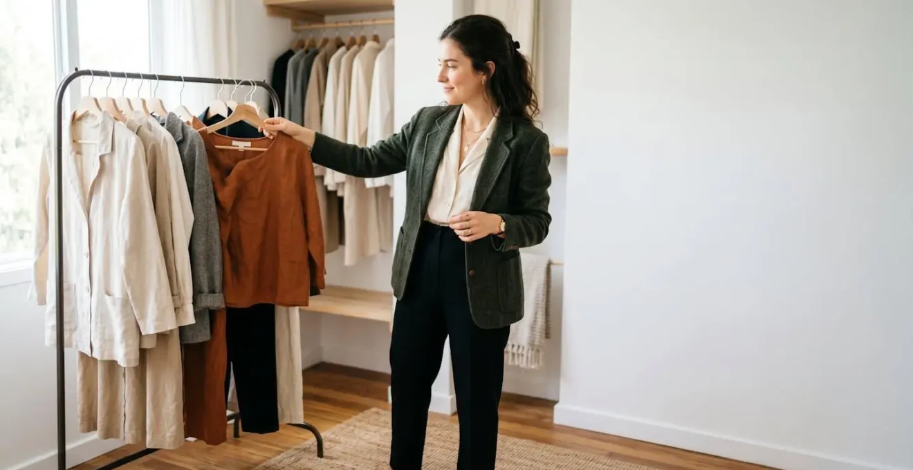 Persona che crea il proprio stile personale autentico senza copiare le influencer